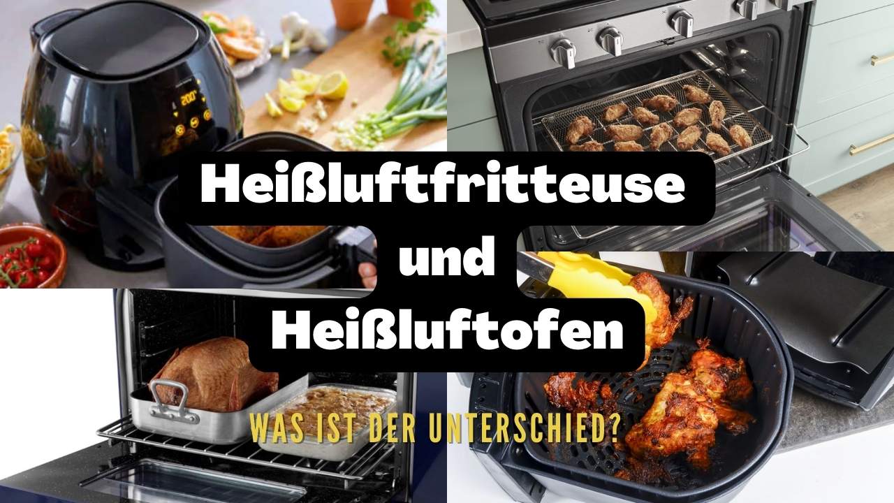 Was ist der große Unterschied zwischen einer Heißluftfritteuse und einem Heißluftofen?