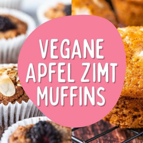 Vegane Apfel Zimt Muffins