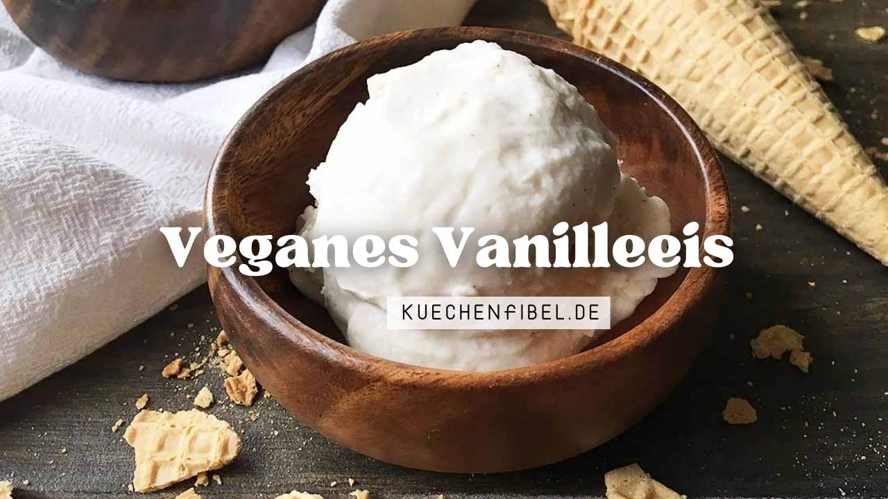 Einfaches Hausgemachtes Veganes Vanilleeis